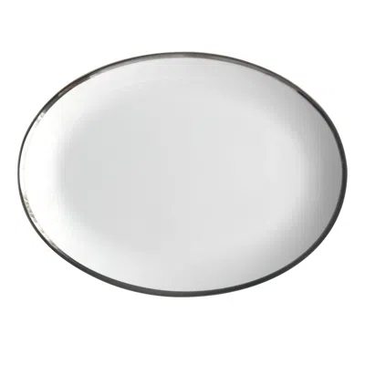 Twig New York Silver Platinum Edge - 11 In. Oval Platter
