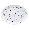 Twig New York Terrazzo Azzurro 14 Oval Platter In Blue
