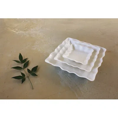 Twig New York Twig Lace Blanc 7" Dessert Plate In White