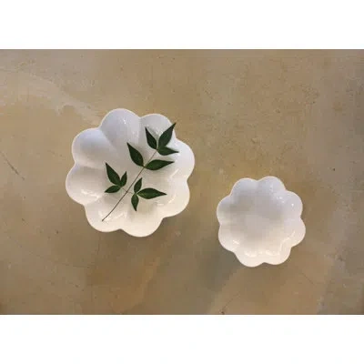 Twig New York Twig Lotus Blanc 7" Low Bowl In White