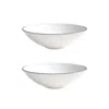 Twig New York White Alex Platinum - Set Of Two, Soup / Pasta Bowl In White
