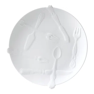 Twig New York White Cutlery - ​​dinner Plate