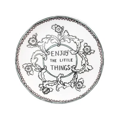 Twig New York White Enjoy Today - Salad Plate