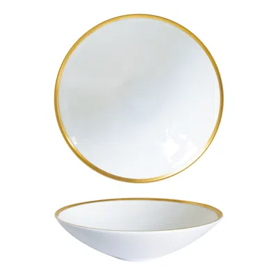Twig New York White Golden Edge - Set Of Two Soup Bowls