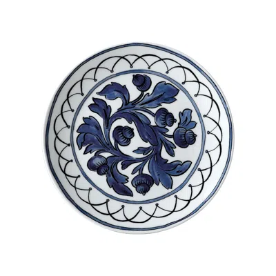 Twig New York White H.blue Bird - Salad Plate