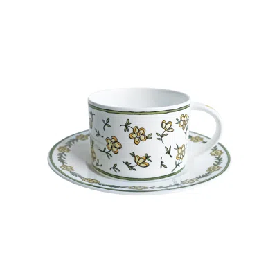 Twig New York White H.daisy Chain - Cup & Saucer