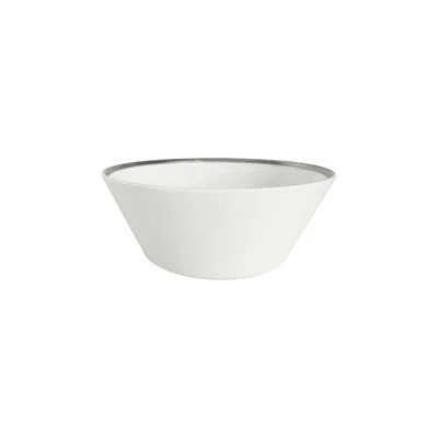 Twig New York White Platinum Edge - Cereal Bowl
