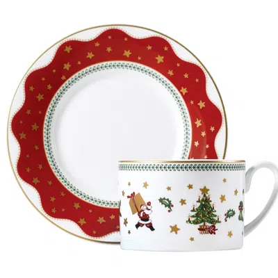 Twig New York White Prouna - My Noel - Tea Cup & Saucer