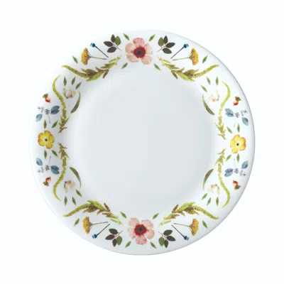 Twig New York White Scandinavian Floral - Dinner Plate