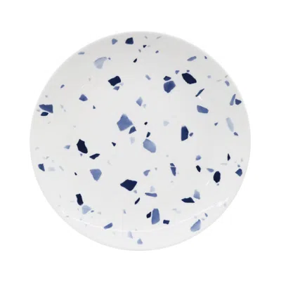 Twig New York White Terrazzo Azzurro - Dinner Plate