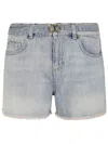 Twinset Twimset Belted Denim Shorts