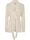 Twinset Twin-set Belted Knitted Cardigan