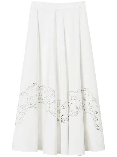TWINSET TWIMSET COTTON WOVEN SKIRT
