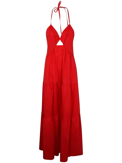 TWINSET TWIMSET CUT OUT MAXI DRESS