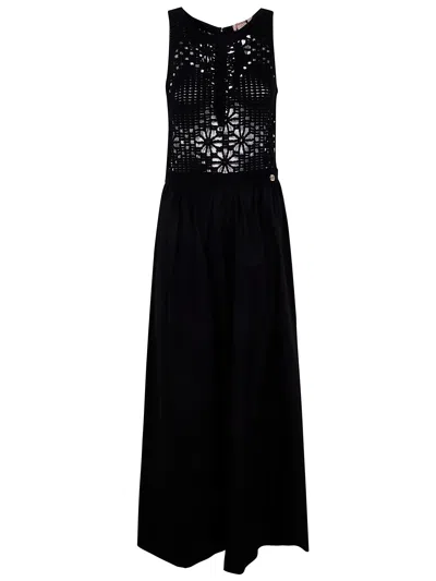 TWINSET TWIMSET MIDI COTTON DRESS