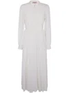 Twinset Twimset Plumetis Linen Maxi Dress