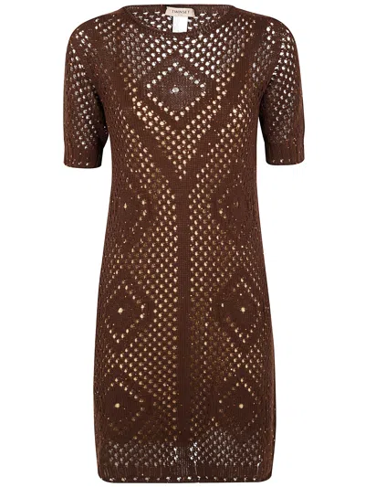 TWINSET TWIMSET SEQUINS MINI DRESS