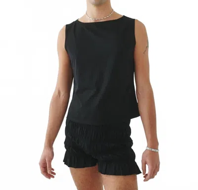 T.w.i.n. That’s What I Need Boatneck Tank In Black