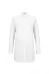 T.w.i.n. That’s What I Need Men's Tuxedo Button Down Shirt In White In White
