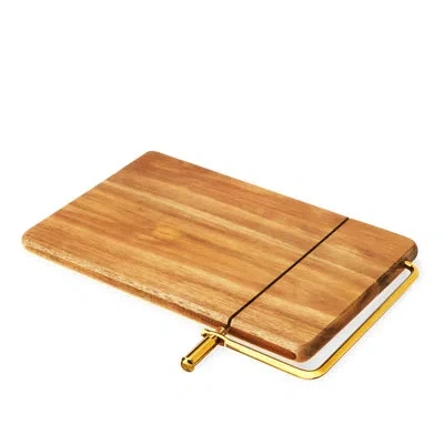 Twine Acacia Cheese Slicing Board In Brown