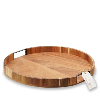 Twine Acacia Wood Lazy Susan In Brown