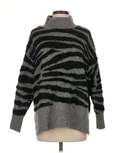 Pre-owned Twine & String Turtleneck Sweater In Gray