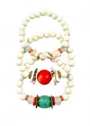 Twine & Twig Women's Trio Stack Bracelet Set In Coral Bay In Neutral