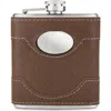 Twine Bootlegger 6oz Flask In Brown