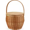 Twine Cask Willow Picnic Basket In Brown