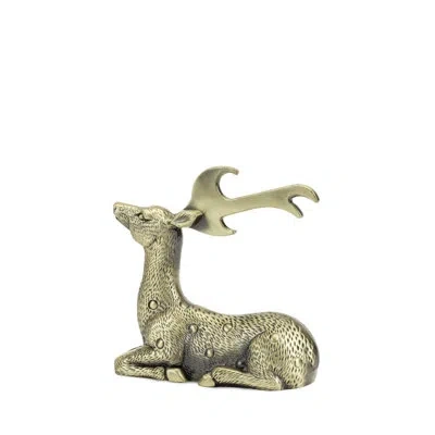 Twine Gilded Deer Bottle Opener In Gold