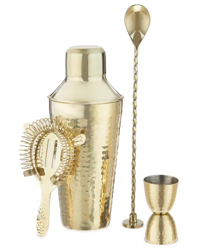 TWINE TWINE HAMMERED BARWARE SET