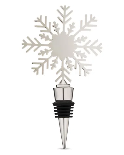 TWINE TWINE HOLIDAY SNOWFLAKE BOTTLE STOPPER