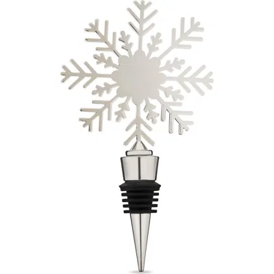 TWINE TWINE HOLIDAY SNOWFLAKE BOTTLE STOPPER
