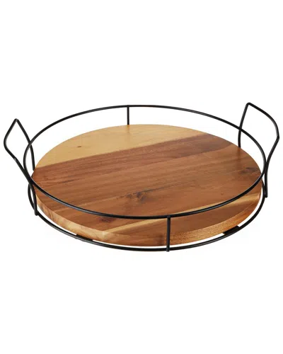 TWINE TWINE MODERN MANOR ACACIA COCKTAIL TRAY