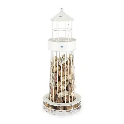 Twine Seaside Lighthouse Cork Holder In White