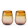 Twine Segunda Vida El Ocaso Recycled Stemless Wine Glasses Set Of 2