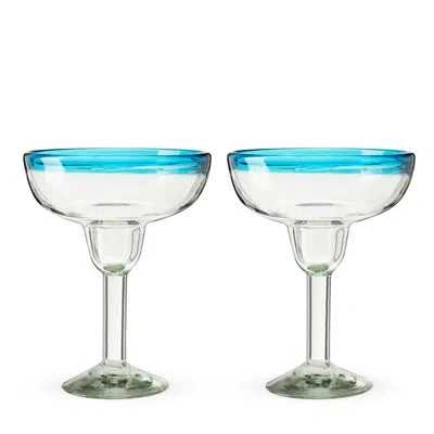 Twine Segunda Vida Primavera Margarita Glasses In Blue