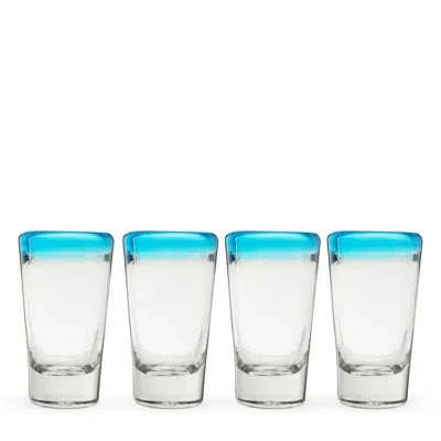 Twine Segunda Vida Primavera Shot Glasses In Clear