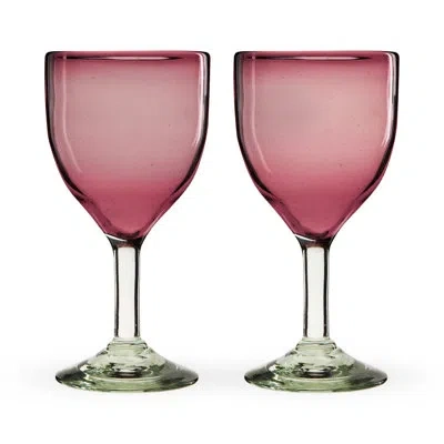 Twine Segunda Vida Rosado Wine Glass In Purple