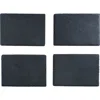 Twine Slate Tapas Plates Set Of 4 In Black