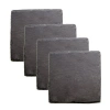 Twine Square Slate Coasters Set Of 4 In Brown