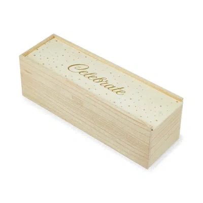 Twine Starlight 1 Bottle Wooden Box In Natural