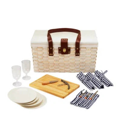 TWINE TWINE TAHOE PICNIC BASKET SET FOR FOUR