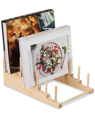 Twine Tiered Wood Cheese Board Display In Multi