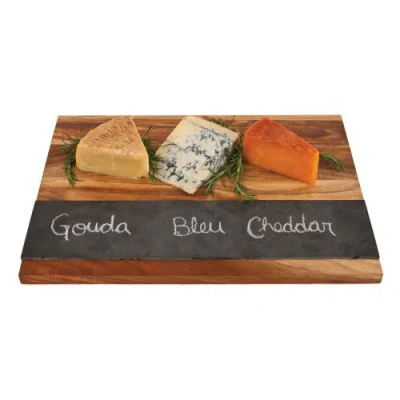 TWINE TWINE WOOD & SLATE CHEESE BOARD