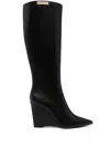 Twinset 100mm Logo-plaque Boots In Black