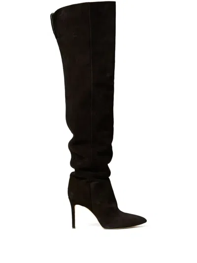 Twinset 100mm Slouch High Boots In Black