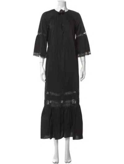 Pre-owned Twinset 2020 Long Dress In Black