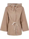 Twinset Twin-set Caban Jacket In Brown