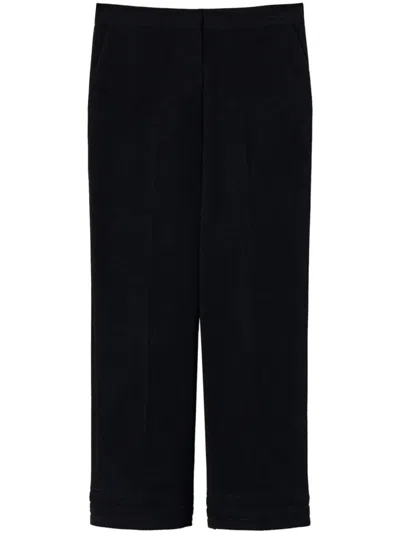 Twinset Regular Trousers In Blue